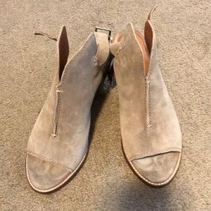 Frye slingback booties